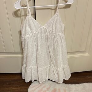 Wild Fable White Eyelet Camisole Dress